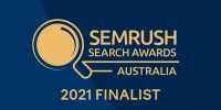 Semrush 2021 Finalist Badge